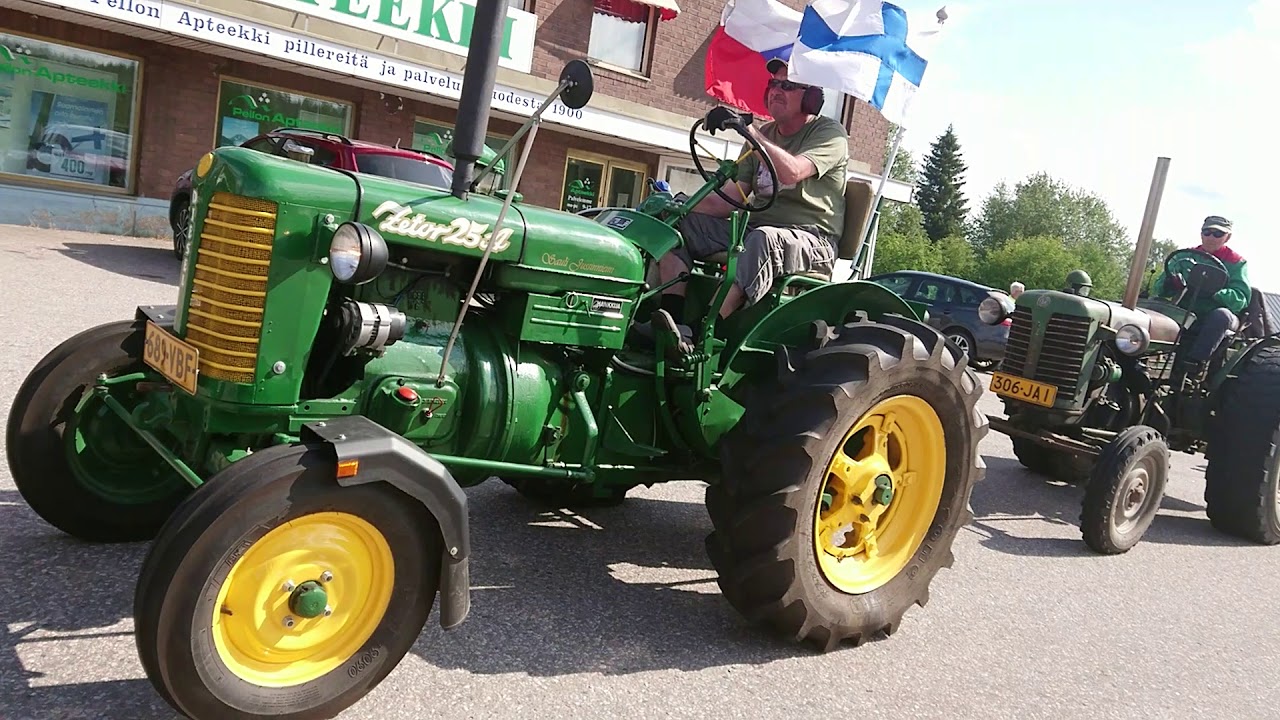Gamla zetor traktorer.