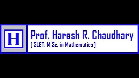 B.Sc.  Semester V 504 C U1 Lecture 01 by Prof.  Haresh R.  Chaudhary