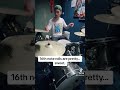 sweet. - Static Dress | Intro | Drum Cover | #shorts #drums #drumcover