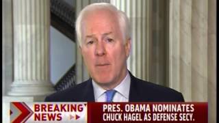 Interview - Cornyn: Hagel is 'wrong on a number of the most important national security issues'
