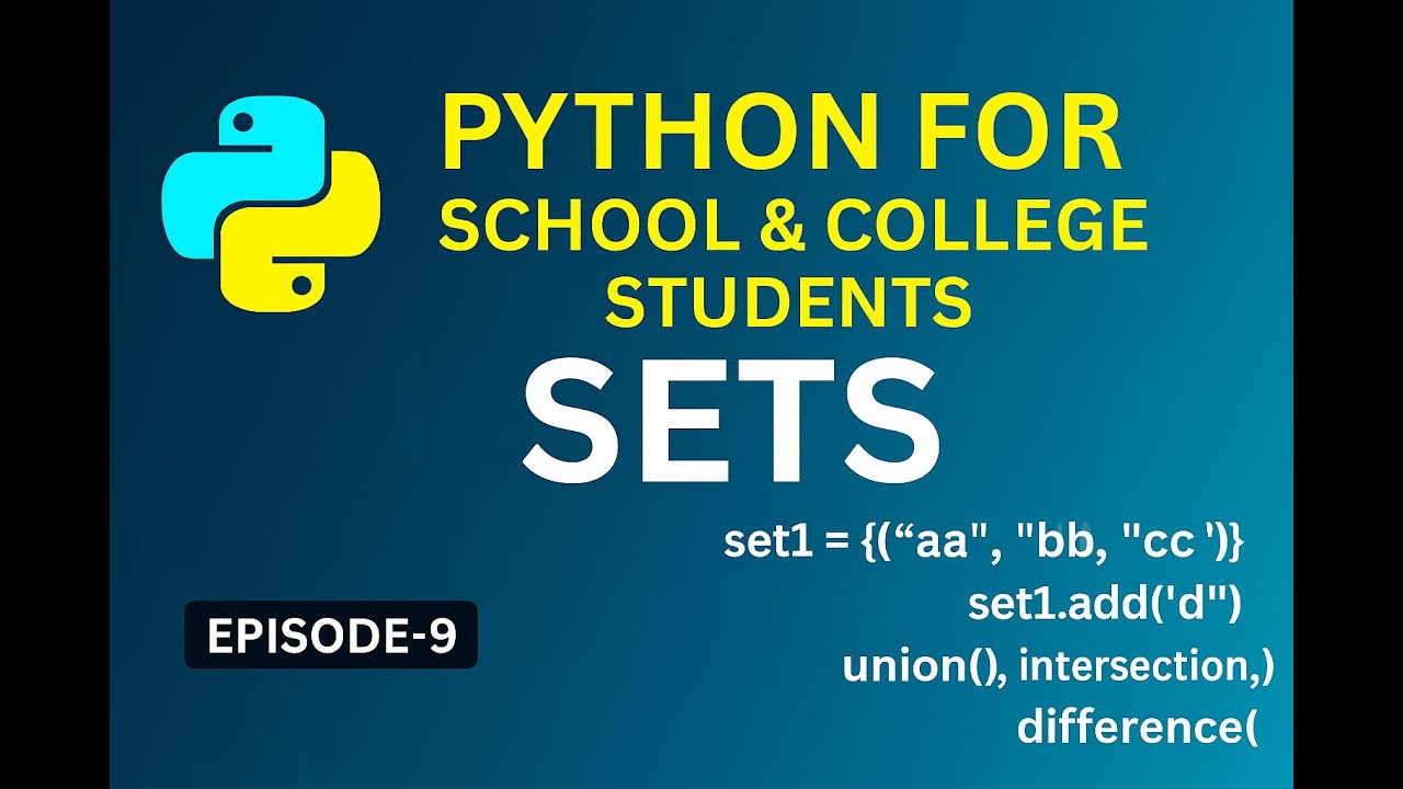 পাইথন সেট বাংলায় | Python Sets in Bangla - YouTube