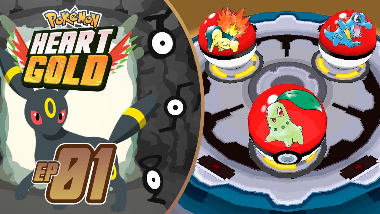 🧡 Pokémon Heart Gold Ep.01《Chikorita🌿 Totodile💧 Cyndaquil🔥》 YouTube
