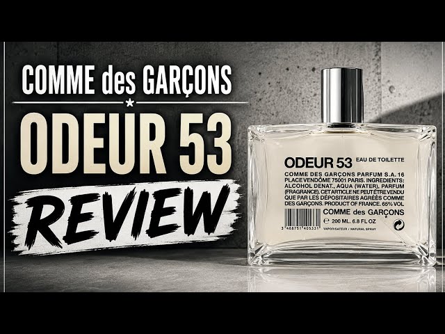 Comme des Garcons Odeur 53 Review - YouTube