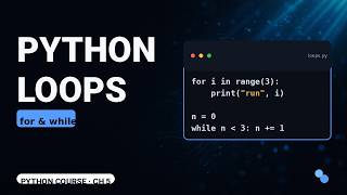 06 Loops : for & while