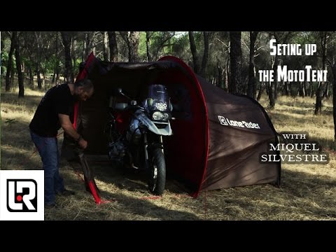 Miquel Silvestre Sets up the MotoTent - English subtitles