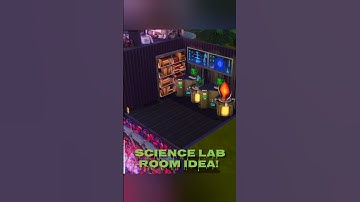 Science lab room in The Sims 4! #shorts #short #thesims4