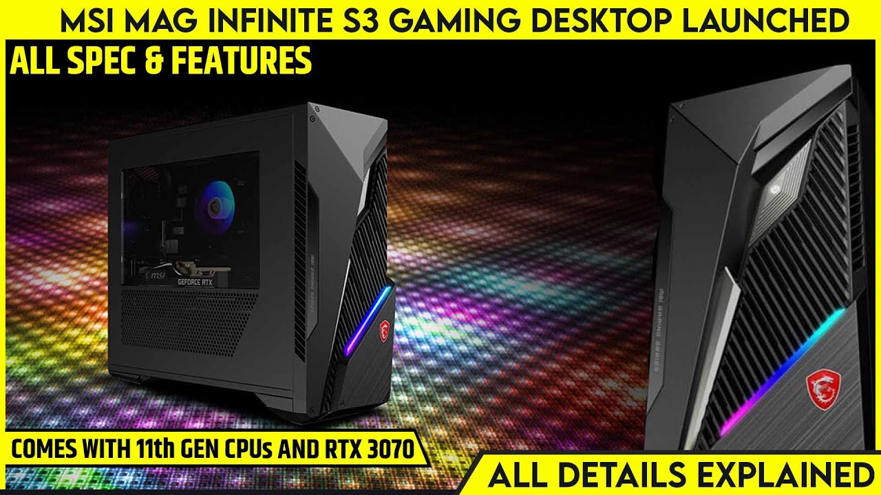 MAG Infinite S3 13th UNLIMITED REVOLUTION, Gaming Desktop Computer