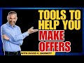 Tools for deal analysis and making offers