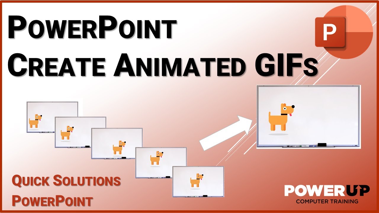 Create animated GIFs using PowerPoint