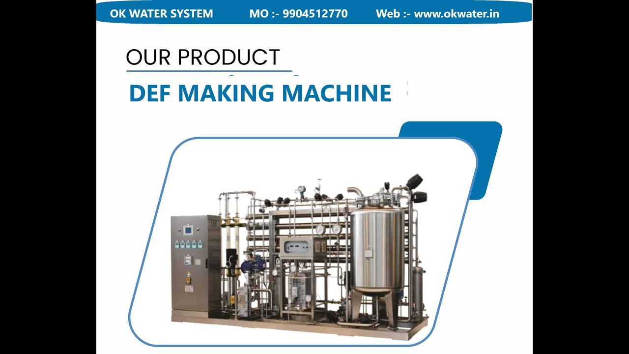 Urea Liquid Manufacturing Machine I Urea DEF Making Machine I DEF Liquid Machine I DEF Liquid Plant