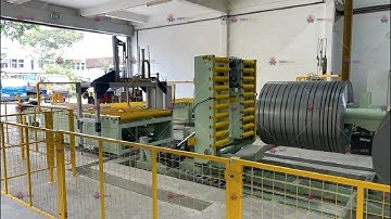 Automated Steel Coil Packaging Line