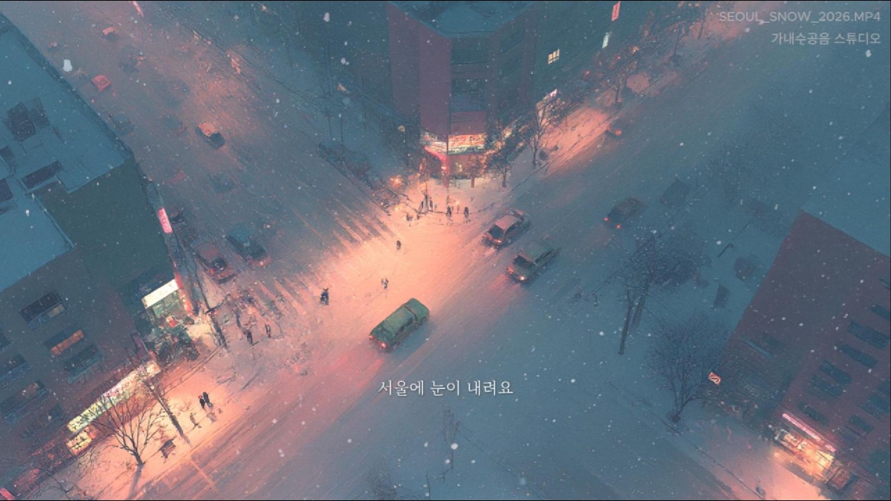 서울에 눈이 내려요