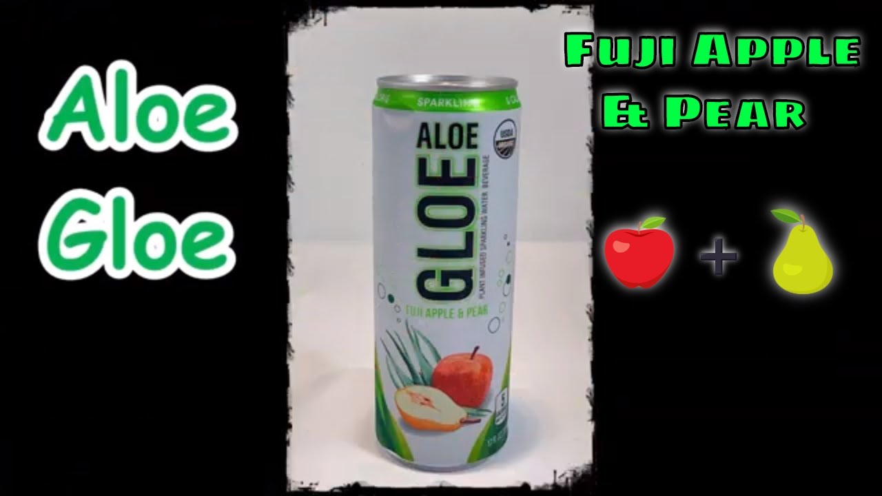 Aloe Gloe Fuji Apple & Pear Sparkling Water