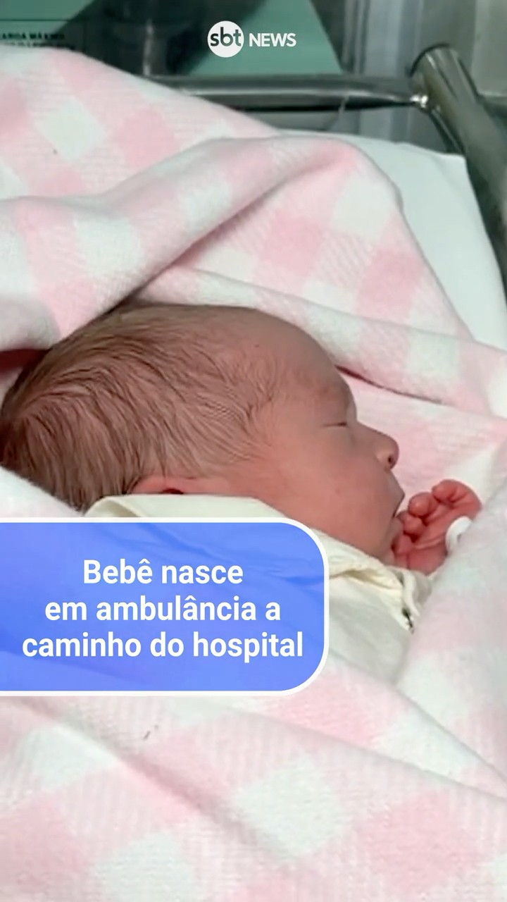 Bebê nasce em ambulância a caminho de hospital no interior de SP