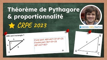 CRPE 2023 - Théorème de Pythagore et proportionnalité