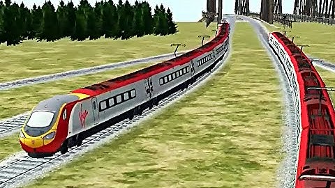 Train Sim - Mountain Pass Using 390 Pendolino Again - Simulasi Kereta Api