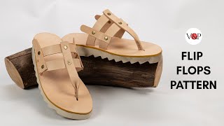How to Make Leather Flip Flops (Link to Pattern in Description)