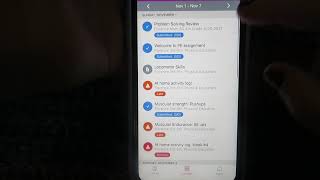 Checking your child's work in the Canvas Parent app.