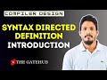 Introduction to syntax directed definition sdd syntax directed translation  compiler design