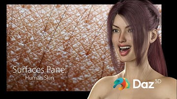 Daz Studio: The surfaces tab WRT Human skin