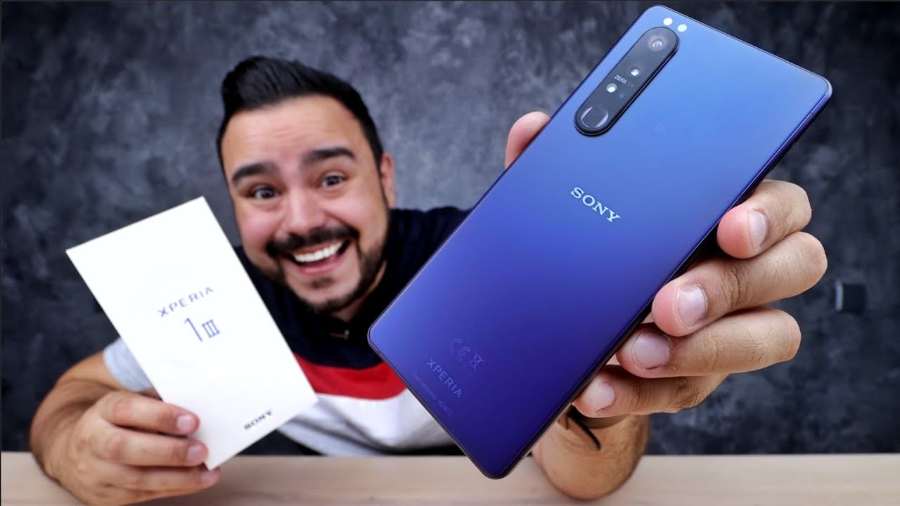 SONY XPERIA 1 III 512gb com Tela 4K de CINEMA e CAMERA