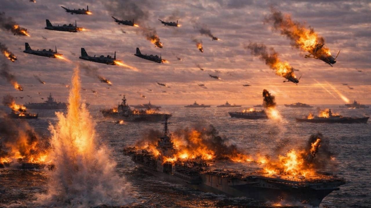 Die ZERSTÖRERISCHSTE Schlacht im Pazifik | Seltenes unzensiertes Filmmaterial