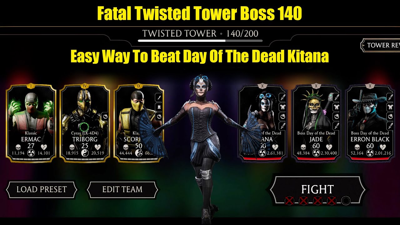 Fatal Twisted Tower Boss Battle 140 + Reward | Talent Tree Setup | MK Mobile