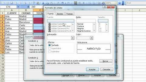 Excel 2003 Básico: Formato condicional - www.ofimaticaparatorpes.com