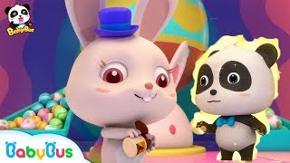 rabbit momos magic chocolate balls toy world exploration car song cartoon babybus