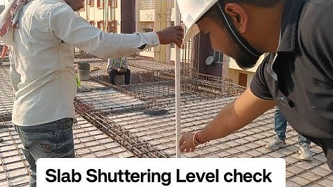 Slab and Slab Beam shuttering का Level कैसे check करें.#construction #slab #shuttering#beam #site
