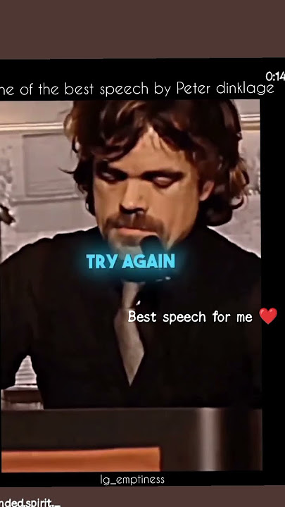Ever tried ever field no matter try again fail again, fail is better. Best speech 👏🏻💬