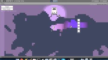 Space Mining Game - WIP - Creating and Destroying Blocks - April 11 2015