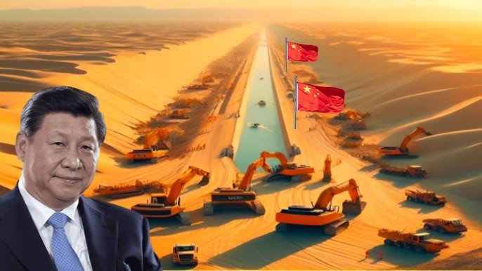 China investiert 80 Milliarden Dollar in die Schaffung eines Wüstenmeers - YouTube