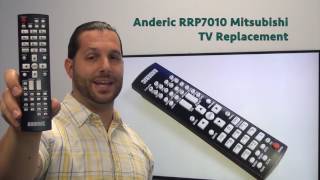 ANDERIC RRP7010 Mitsubishi TV Remote Control