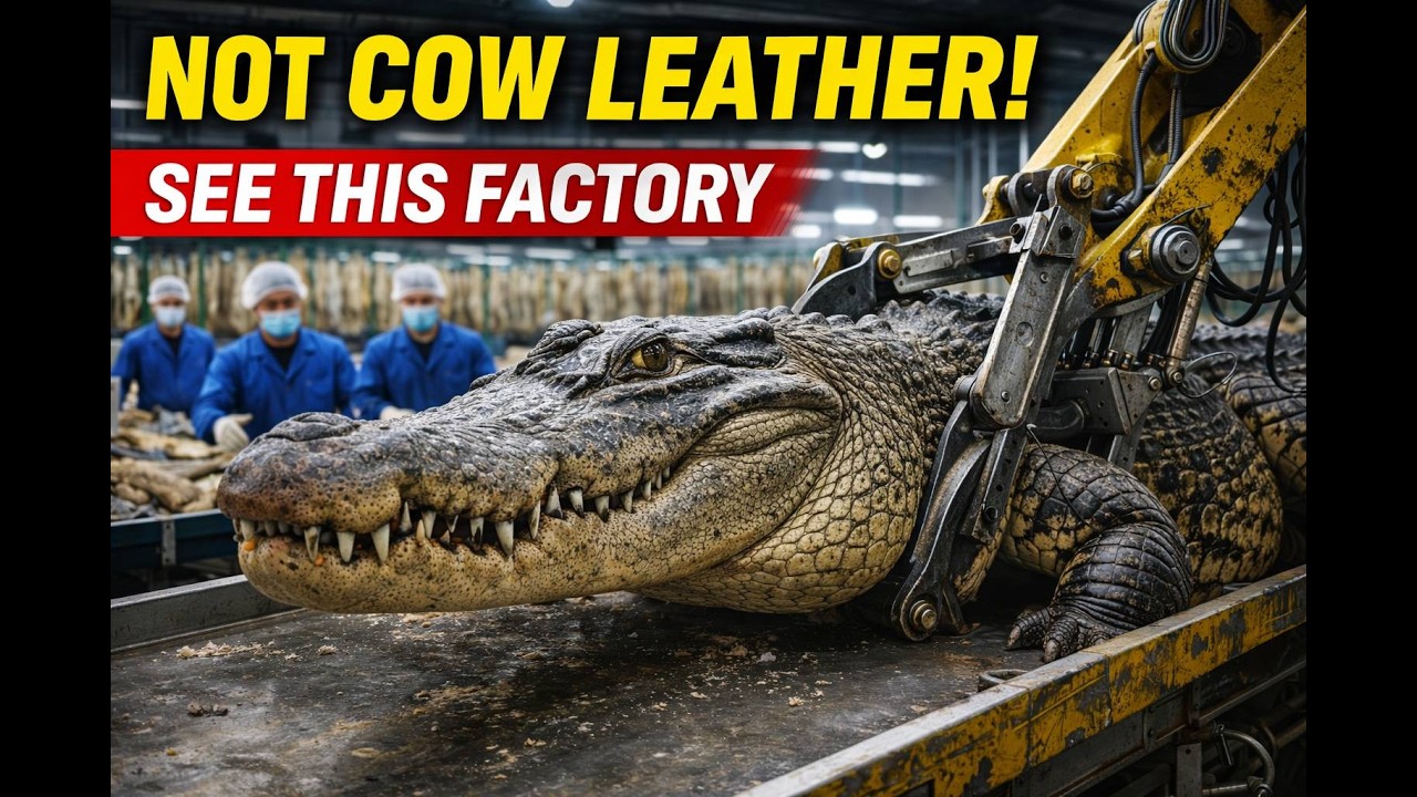 How Crocodile Leather Is Made — From Raw Skins to Luxury Handbags