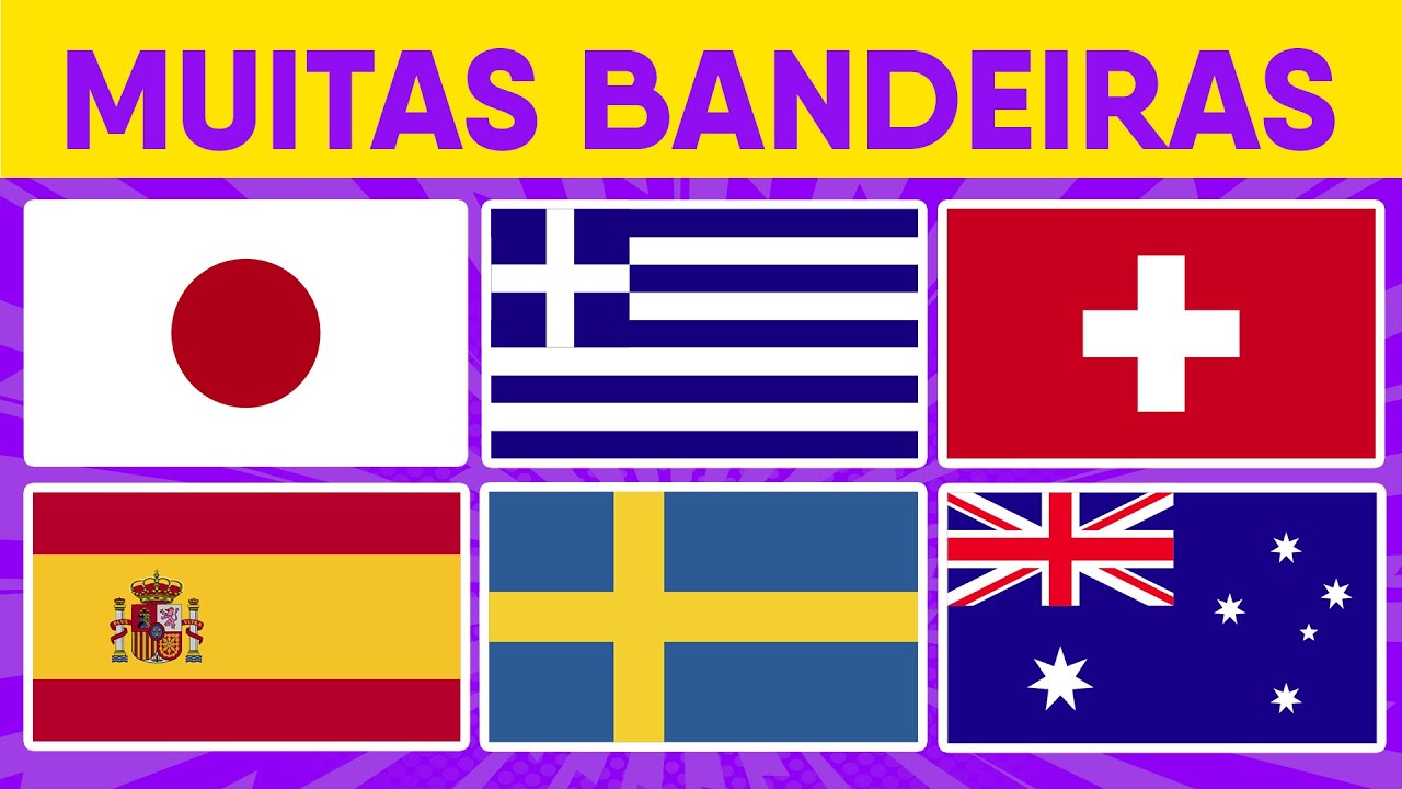 Qual é a Bandeora correta? Desafio das Bandeiras! #quiz #Bandeiras #pa