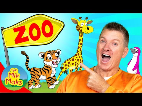 Learn Zoo Animals with The Mik Maks | Animal Fun Facts & Games | Videos for Kids