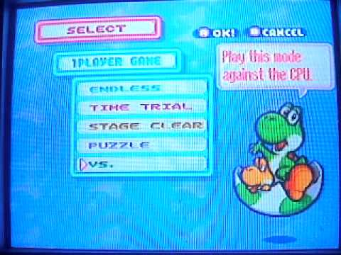 Tetris Attack Video 1 Code Very Hard Difficulty 