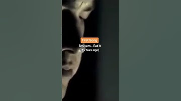 Thumbnail of Artists First Song vs Most Popular Song #music #eminem #song #shorts