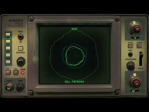 Rush - Roll the Bones (Oscilloscope Visualizer)
