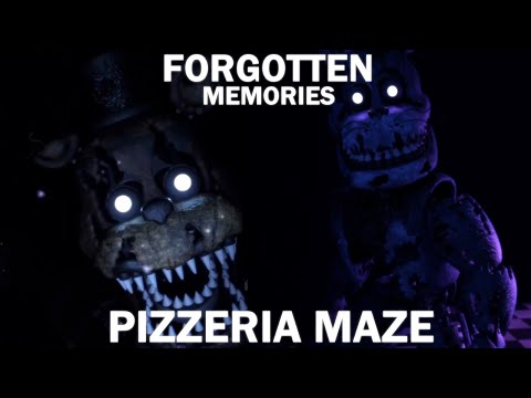 Forgotten Memories  Pizzeria Maze Walkthrough + CASSETTE ONE