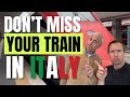 Don&#39;t miss your train in Italy - Some crucial information if you are taking trains in Italy