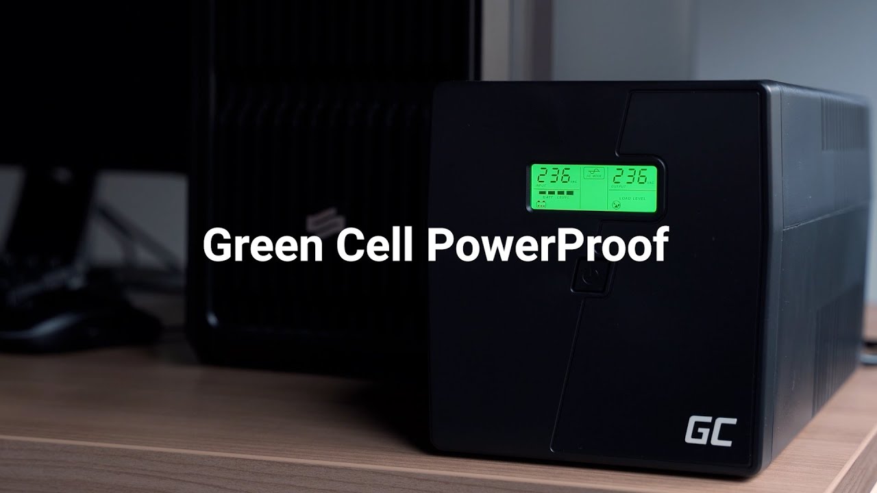 Green Cell Onduleur UPS 2000VA (1200W) 230V Alimentation d'énergie Non  interruptible Line-Interactive AVR Alimentation sans Interruption pour  Ordinateur USB/RJ45 4X Schuko IEC Prises Affichage LCD : :  Informatique