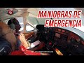 ⚠️ PRACTICANDO MANIOBRAS DE EMERGENCIA EN UN BIMOTOR ⚠️