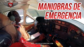 ⚠️ PRACTICANDO MANIOBRAS DE EMERGENCIA EN UN BIMOTOR ⚠️