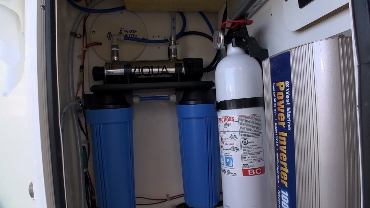 water filtration on sailboat