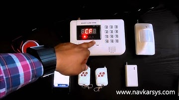 Mobile Call SMS Alert in Wireless Burglar Alarm System India