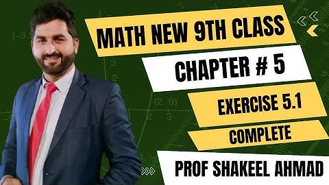 9th class Chapter 5 Exercise 5.1 Complete