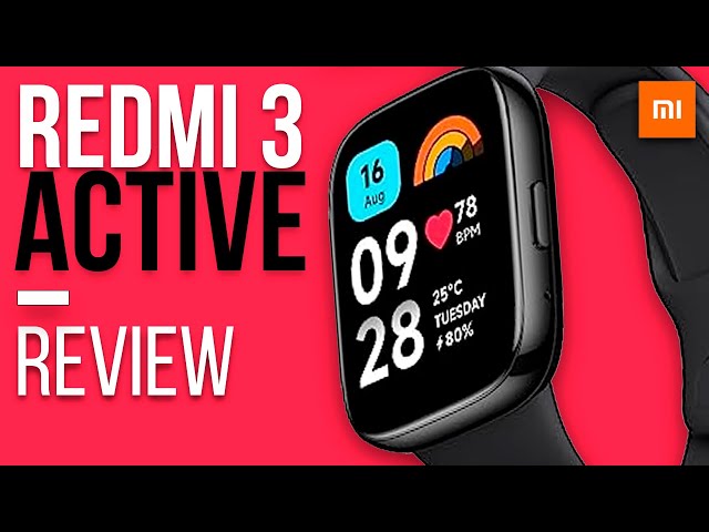 Relógio Smartwatch Xiaomi Redmi Watch 3 Active - Preto (M2235W1)