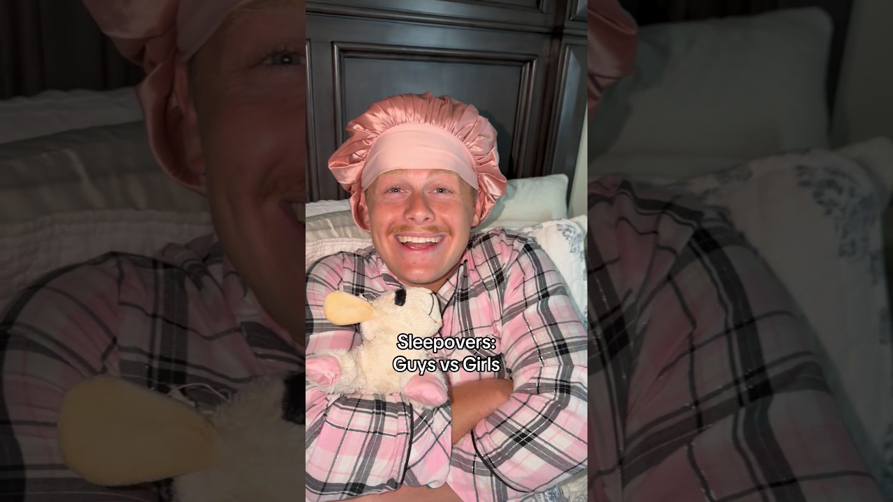 Sweet dreams 😂 @Scottyskits #sleepover #guy #girl